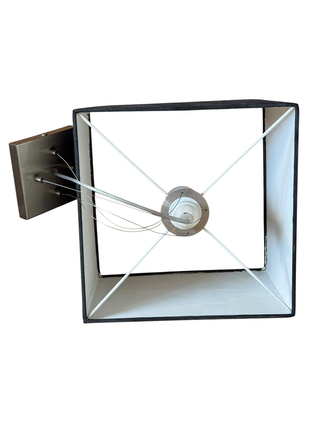 Sfeervolle zwarte hanglamp Kwantum – Modern & Industrieel!, Hanglamp, Zwart, Vierkant, Ophalen of Verzenden