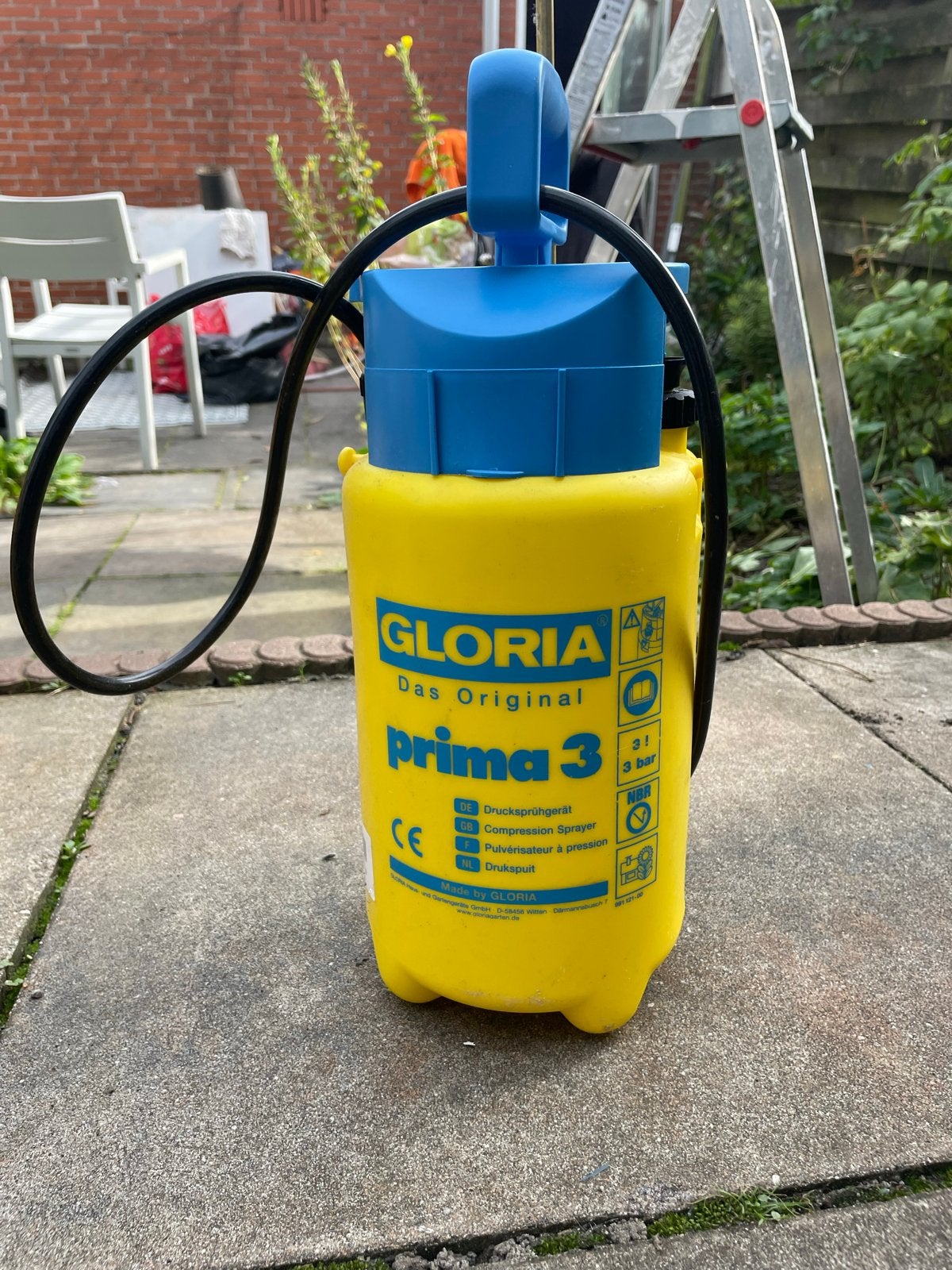 Gloria Prima 3 Drukspuit - Handige Tuinspuit, Ophalen, Gebruikt, Handsproeier