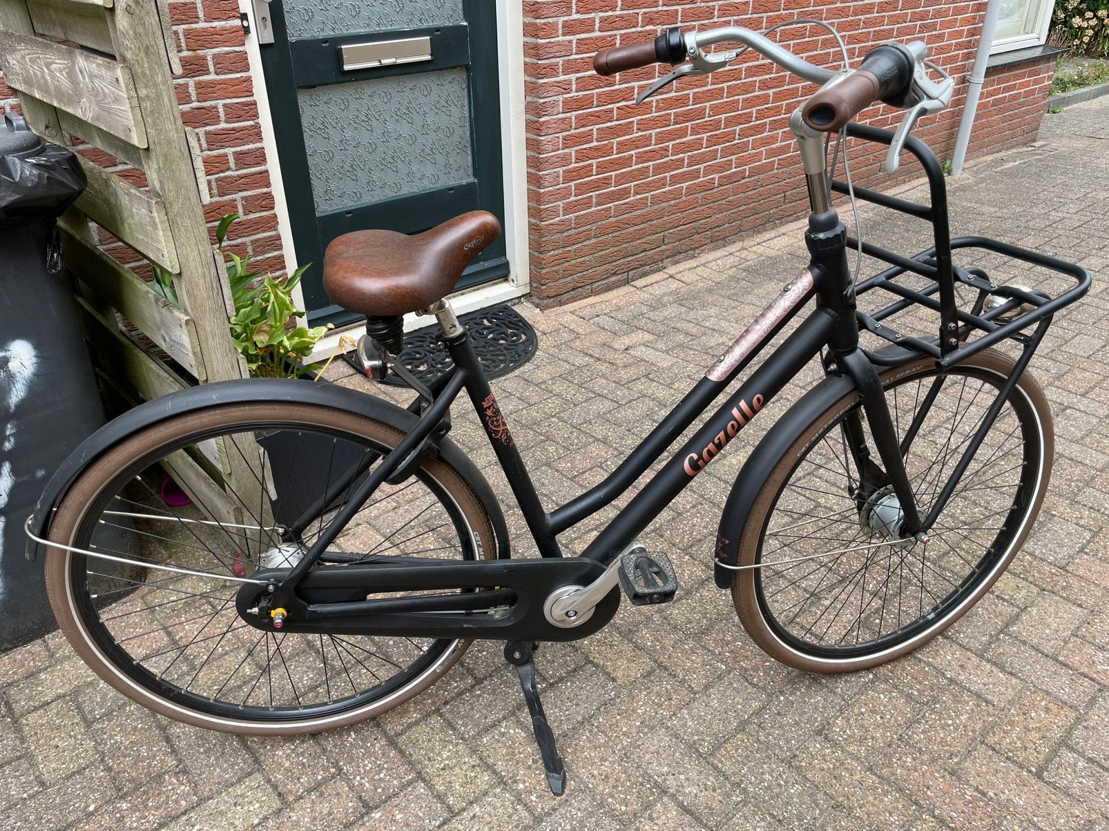 Gazelle miss grace zwart, Ophalen, Gebruikt, Versnellingen, 50 tot 53 cm