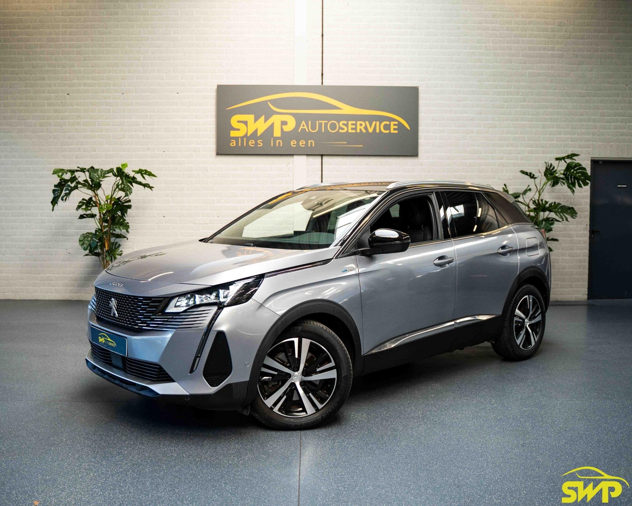 Peugeot 3008 1.6 HYbrid 225 GT | Navi | ACC | Pano | Lage km, Auto's, Gebruikt, Euro 6, 4 cilinders, Leder en Stof