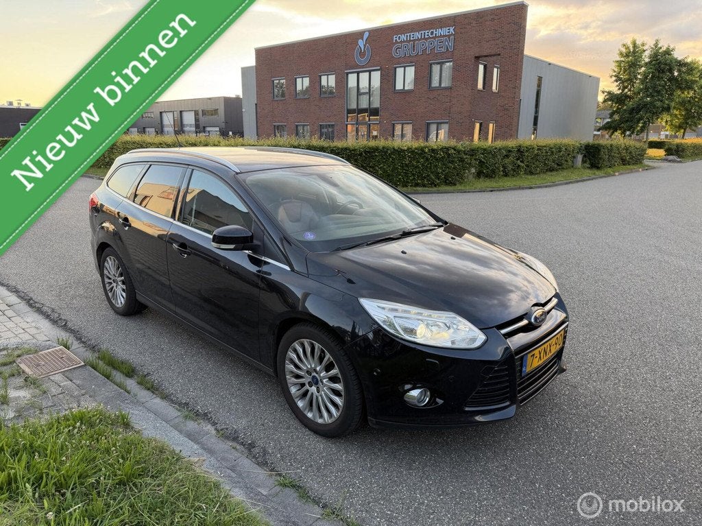 Ford Focus Wagon Edition Plus leer Clima Benizne, Auto's, Ford, Bedrijf, Te koop, Focus, ABS, Airbags, Airconditioning, Alarm