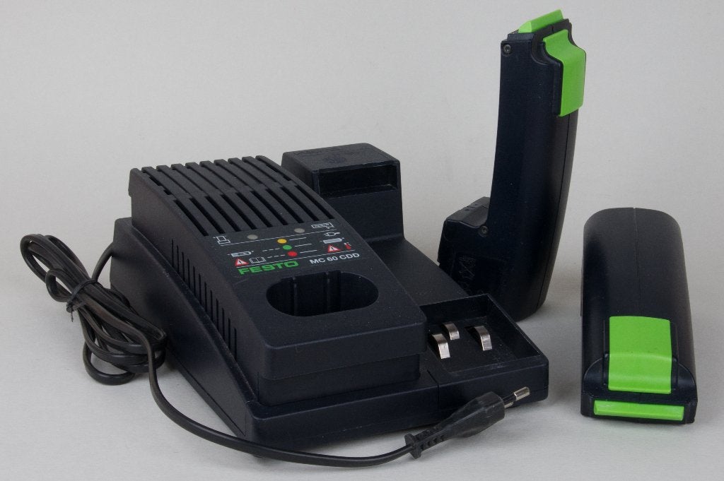 Festo (Festool) Acculader + Accu's, Ophalen of Verzenden, Gebruikt, Accuboormachine, Festool