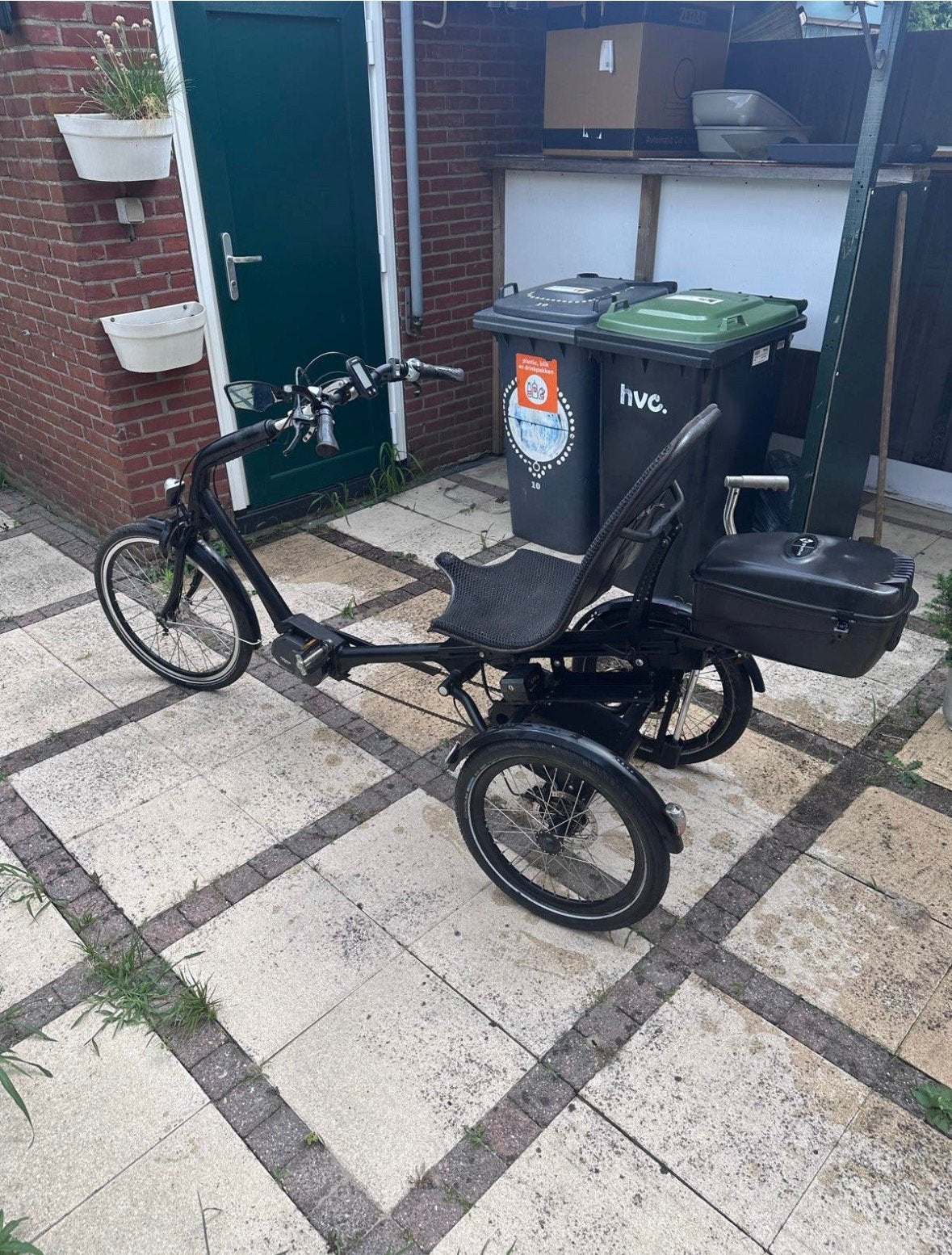 Huka Elektrische driewieler Ligfiets met Shimano Steps Motor, Ophalen, Zo goed als nieuw