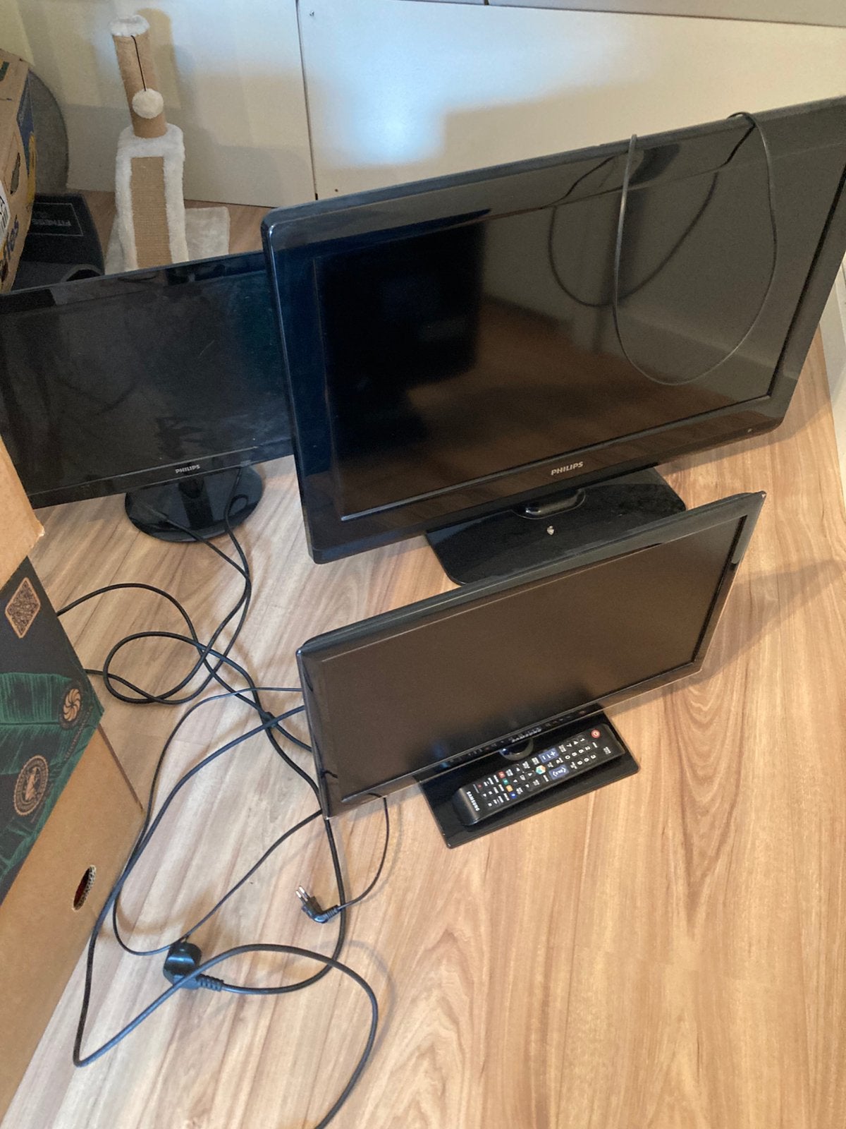 3 tv’s televisies philips Samsung, Ophalen, Philips, 50 Hz, Zo goed als nieuw