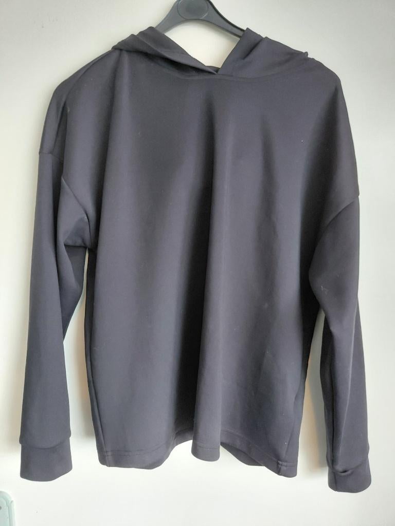 Shirt met capuchon mtL zwart, Ophalen of Verzenden, Zo goed als nieuw, Maat 52/54 (L), Zwart