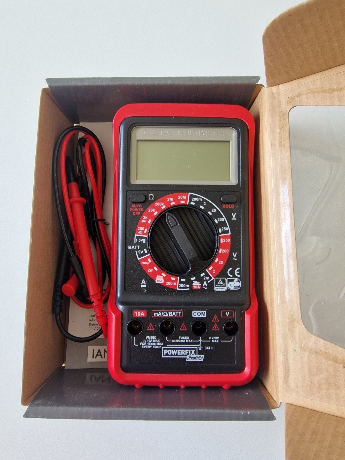 Powerfix Digitale Multimeter - Nieuw in Verpakking, Ophalen of Verzenden, Nieuw, Multimeter