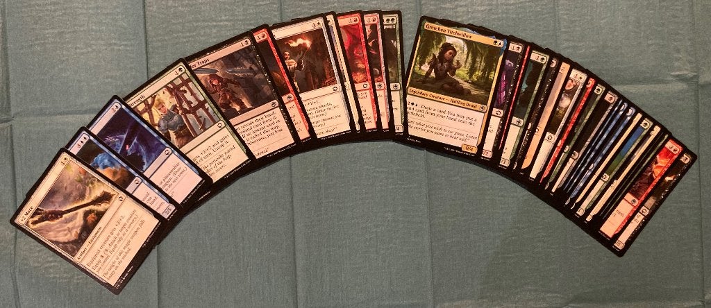 MTG 2021 expansion set Dungons&Dragons Forgotten Realms, Ophalen of Verzenden, Zo goed als nieuw, Meerdere kaarten