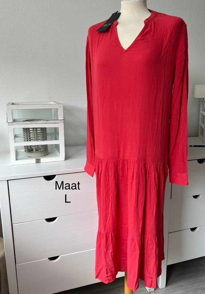 NIEUW > Geweldig leuke Zilch stroken Jurk / maat L, Kleding | Dames, Jurken, Verzenden, Maat 46/48 (XL) of groter, Zo goed als nieuw