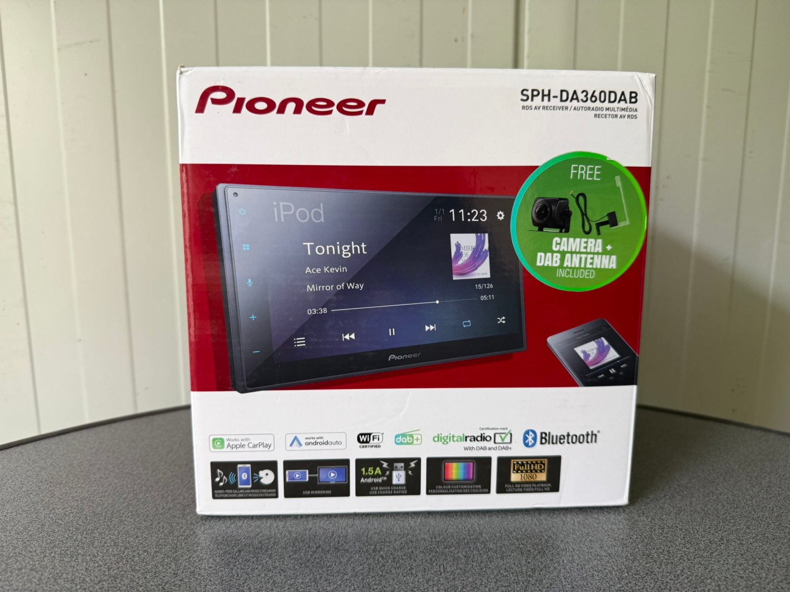 Pioneer SPH-DA360DAB | Inclusief DAB+ Antenne, Ophalen of Verzenden, Zo goed als nieuw