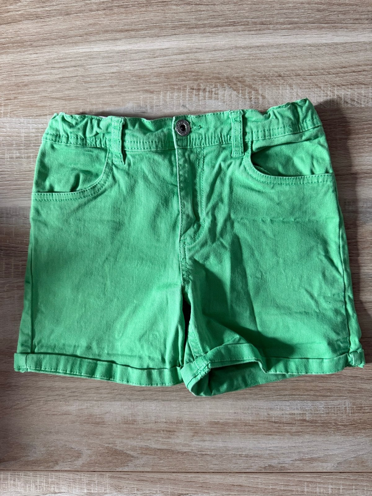 Twoday/Scapino, groene korte broek, maat 146, meisje, Ophalen of Verzenden, Gebruikt, Meisje, Broek