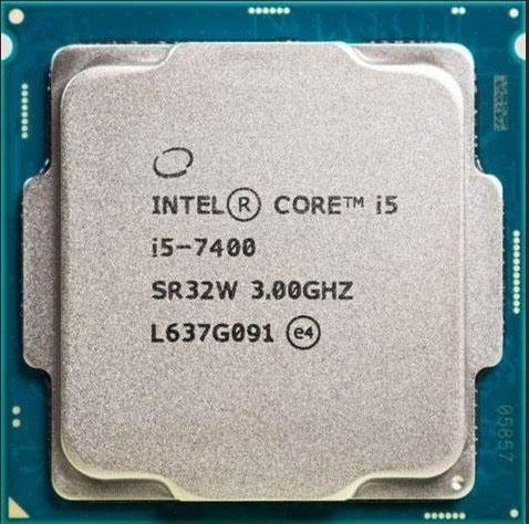 Intel Core i5-7400 socket FCLGA1151, LGA 1151, 4-core, Ophalen of Verzenden, Zo goed als nieuw