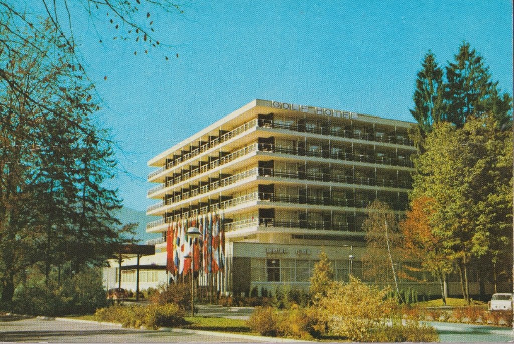 Joegoslavie 1974 Bled Golfhotel > Krems Oostenrijk, Verzenden, 1960 tot 1980, Gelopen, Gebouw