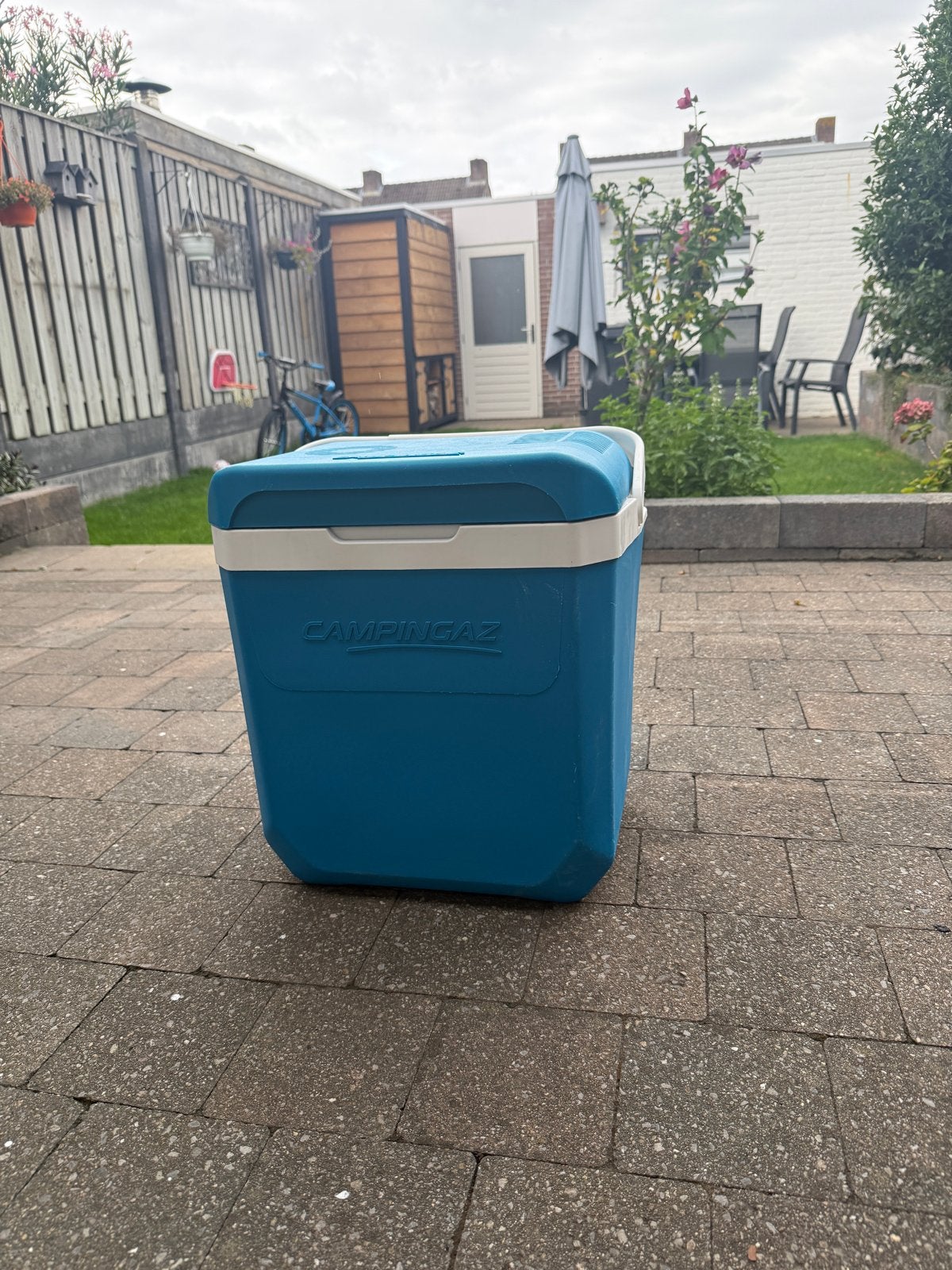 Campingaz Powerfreeze Plus 25L Koelbox met 12V/230V adapter, Ophalen of Verzenden, Gebruikt, Koelbox, Elektrisch