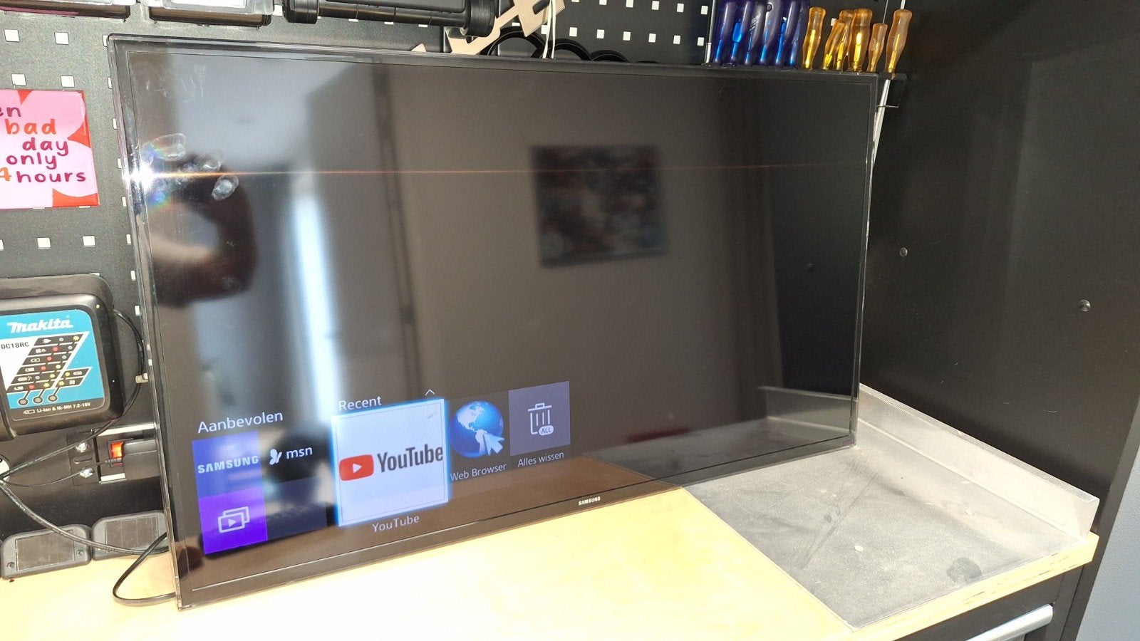 Samsung 40 inch Full HD LED TV - Smart TV UE40H6400AW, Ophalen, LED, 50 Hz, Zo goed als nieuw