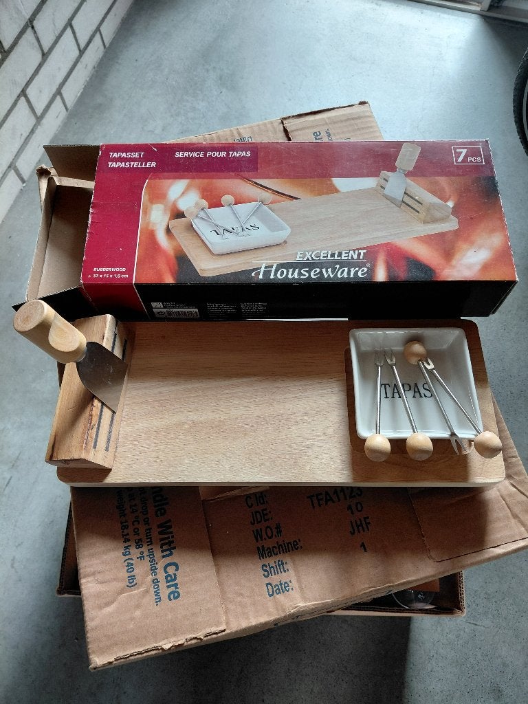 tappas set, Ophalen, Nieuw, Glas, Overige stijlen