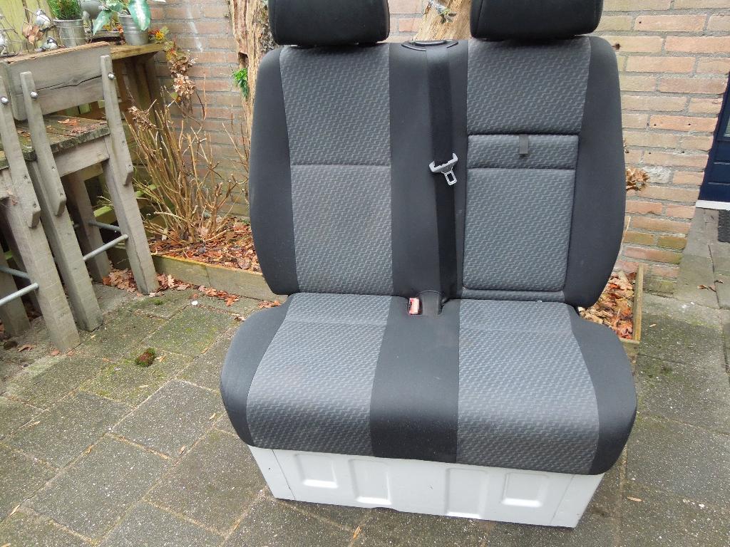 2 pers. bankje VW crafter 2012 T5, Ophalen, Gebruikt