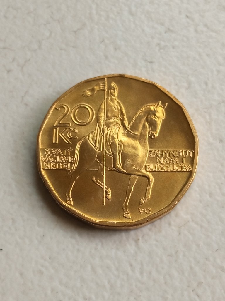 Tsjechië 20 kronen 2002., Ophalen of Verzenden, Overige landen, Losse munt