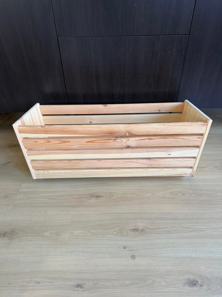 2x Ikea Ivar opbergbak op wielen 78x30, Ophalen, 50 tot 100 cm, Zo goed als nieuw, Grenenhout