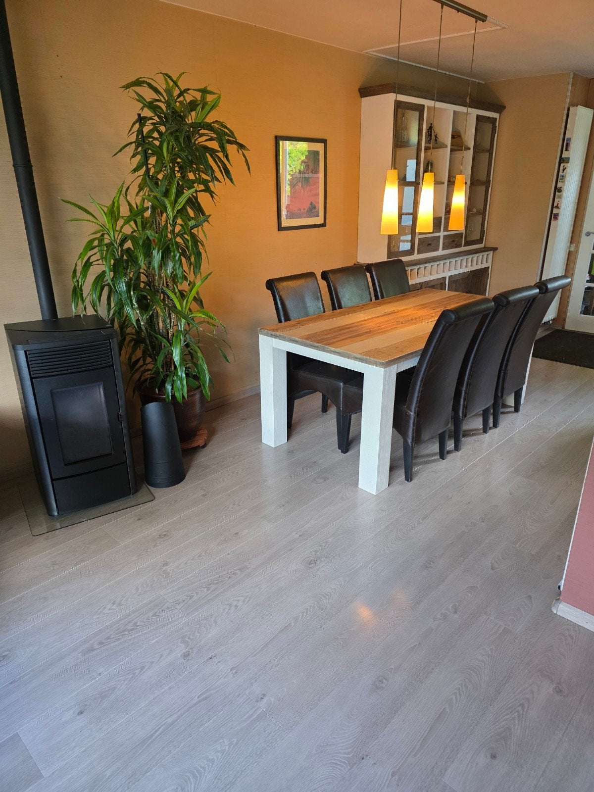 Eetkamertafel Acasiahout 95x180cm, Huis en Inrichting, Ophalen, Zo goed als nieuw, Rechthoekig, 50 tot 100 cm