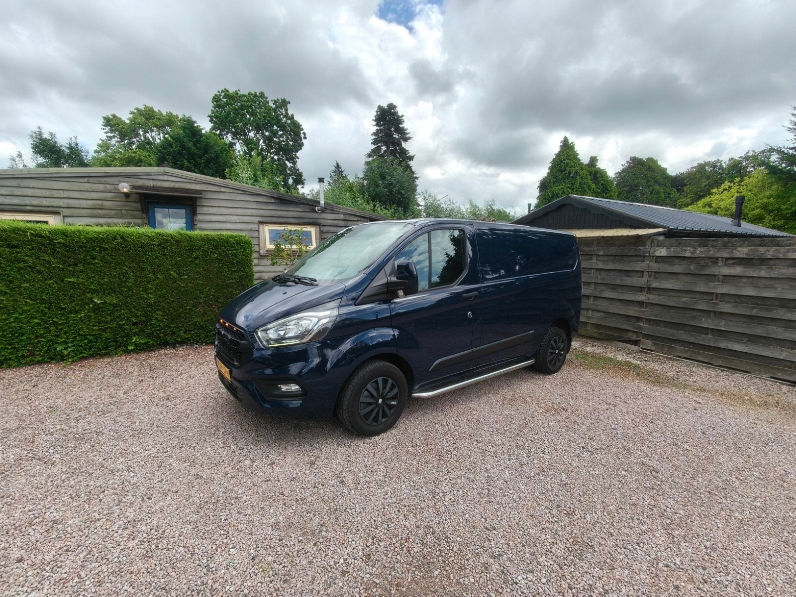 Ford Transit Custom GB 2.0 Tdci 105PK 300 L1h1 2019 Blauw, Voorwielaandrijving, 1995 cc, 1836 kg, 4 cilinders