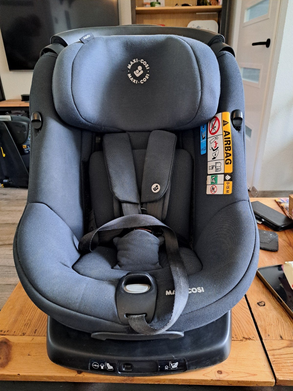 maxicosi draaibare autostoel isofix, Ophalen, Gebruikt, 9 t/m 18 kg, Isofix