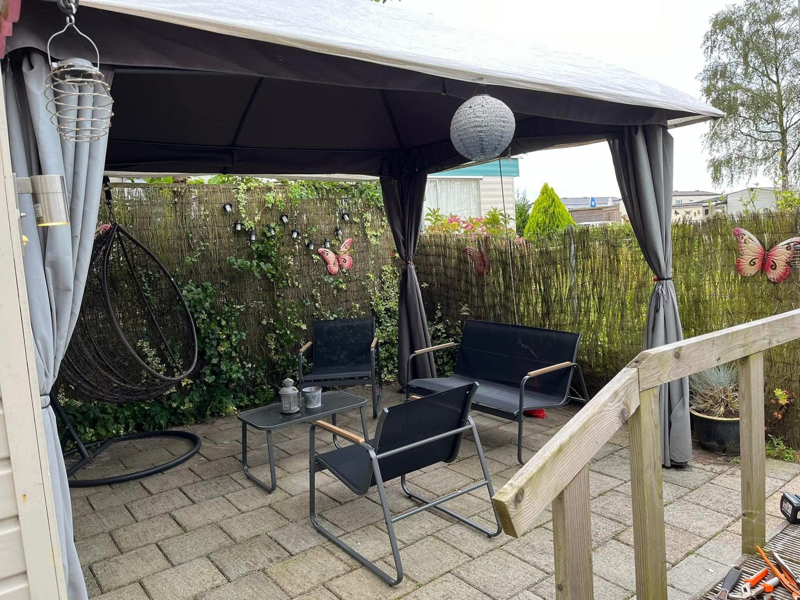 Nette tuinset, Tuin en Terras, Tuinsets en Loungesets, Ophalen, Gebruikt