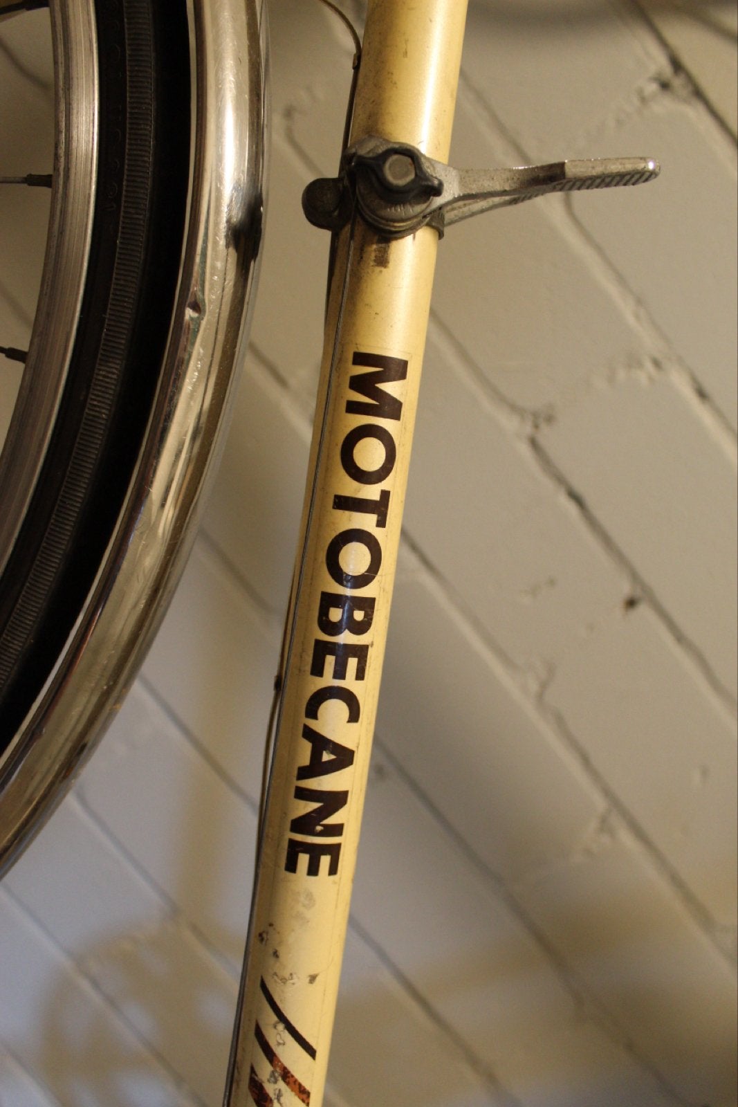 Vintage Motobecane toerfiets - Klassieke stijl, Gebruikt, Velgrem, 53 tot 57 cm, Ophalen