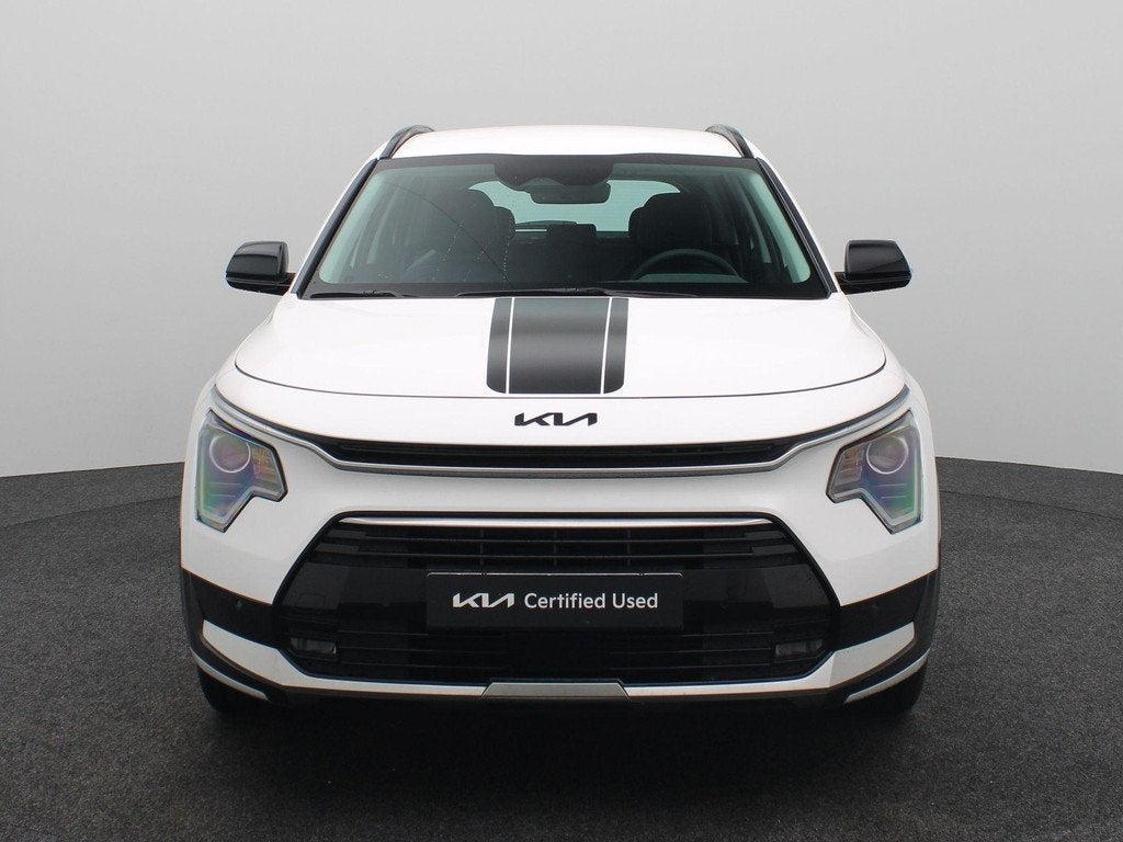 Kia Niro 1.6 GDi Hybrid DynamicLine | DEMO AUTO | NAVIGATIE, Auto's, Kia, 1374 kg, Euro 6, 129 pk, Leder en Stof