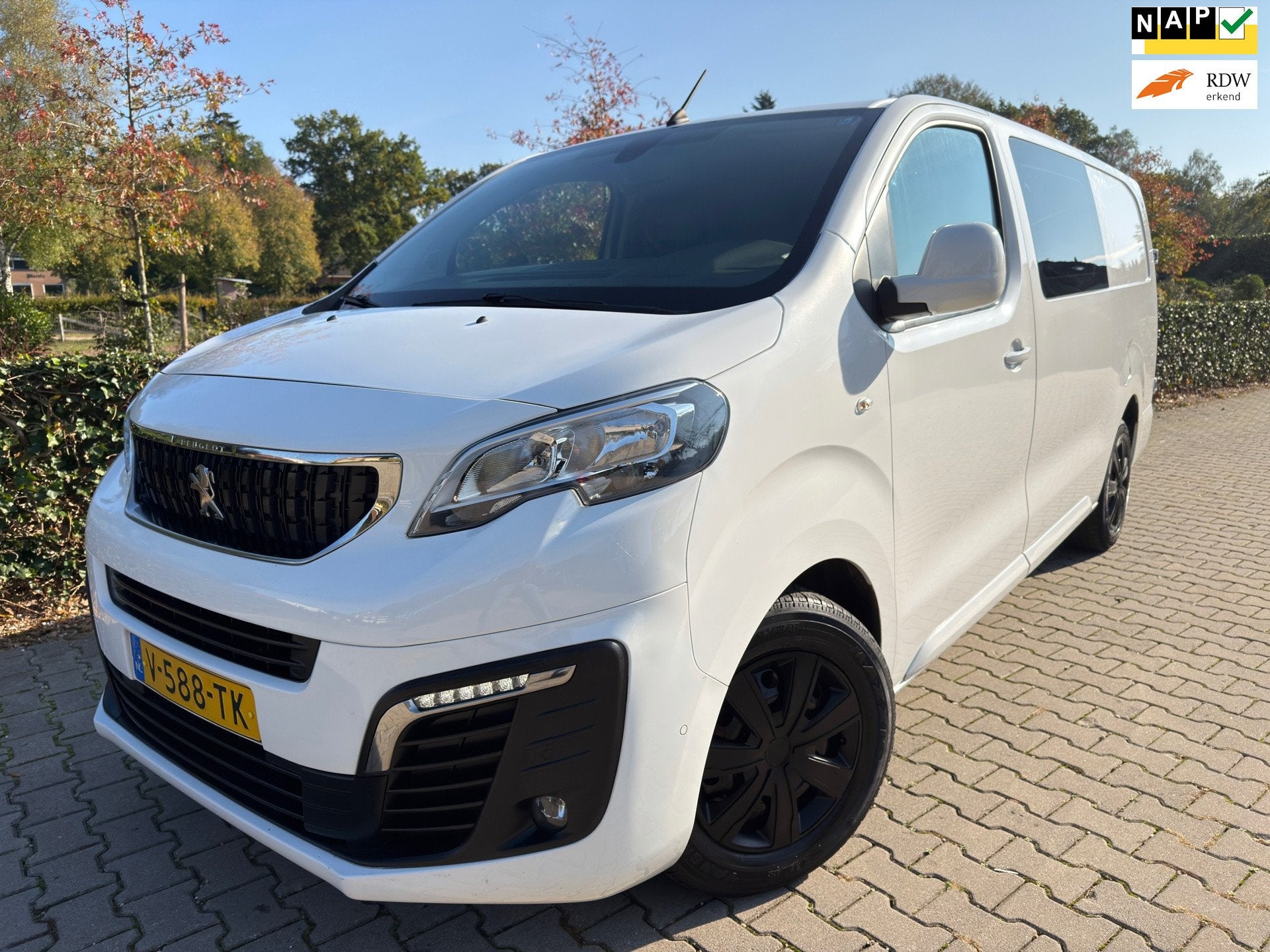 Peugeot Expert 231S 2.0 BlueHDI 120 Premium Pack , Dubbel Ca, Auto's, Voorwielaandrijving, Gebruikt, 4 cilinders, Leder en Stof