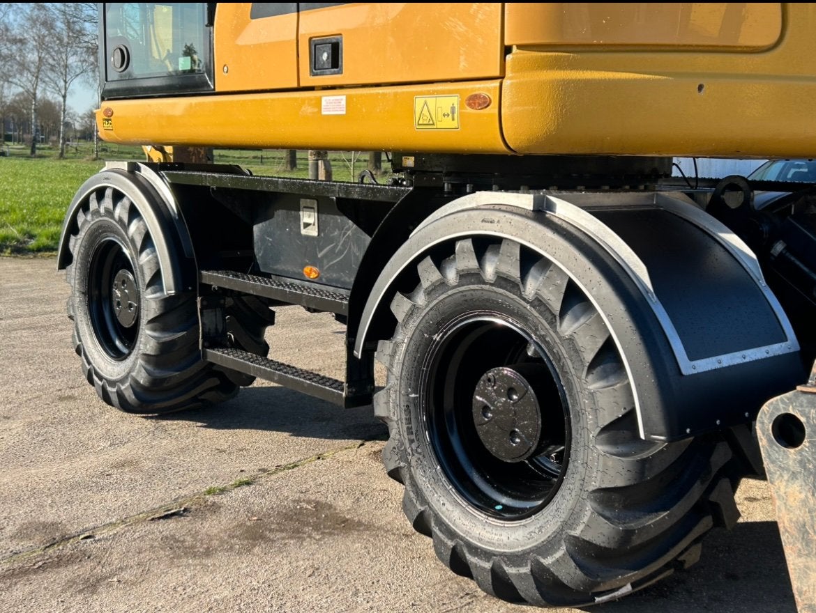 STS rvs spatborden set passend voor mobielekranen, Ophalen
