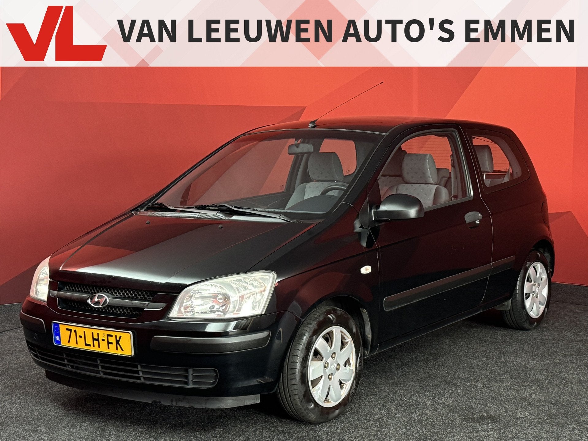 Hyundai Getz 1.3i GL | Airco | Apk 01-2027! (bj 2003), Auto's, Voorwielaandrijving, Zwart, 4 cilinders, 82 pk