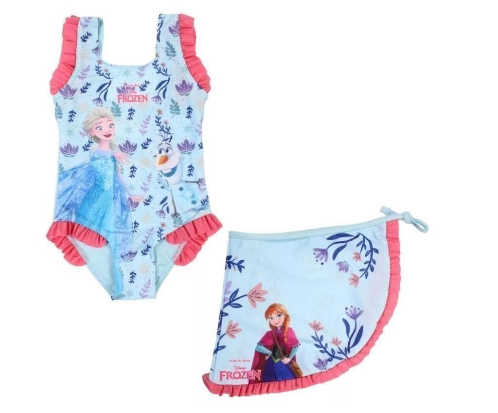 Disney Frozen Badpak met Sarong - Mt 98/104-110/116-122/128, Kinderen en Baby's, Disney Frozen, Meisje, Badpak, Nieuw