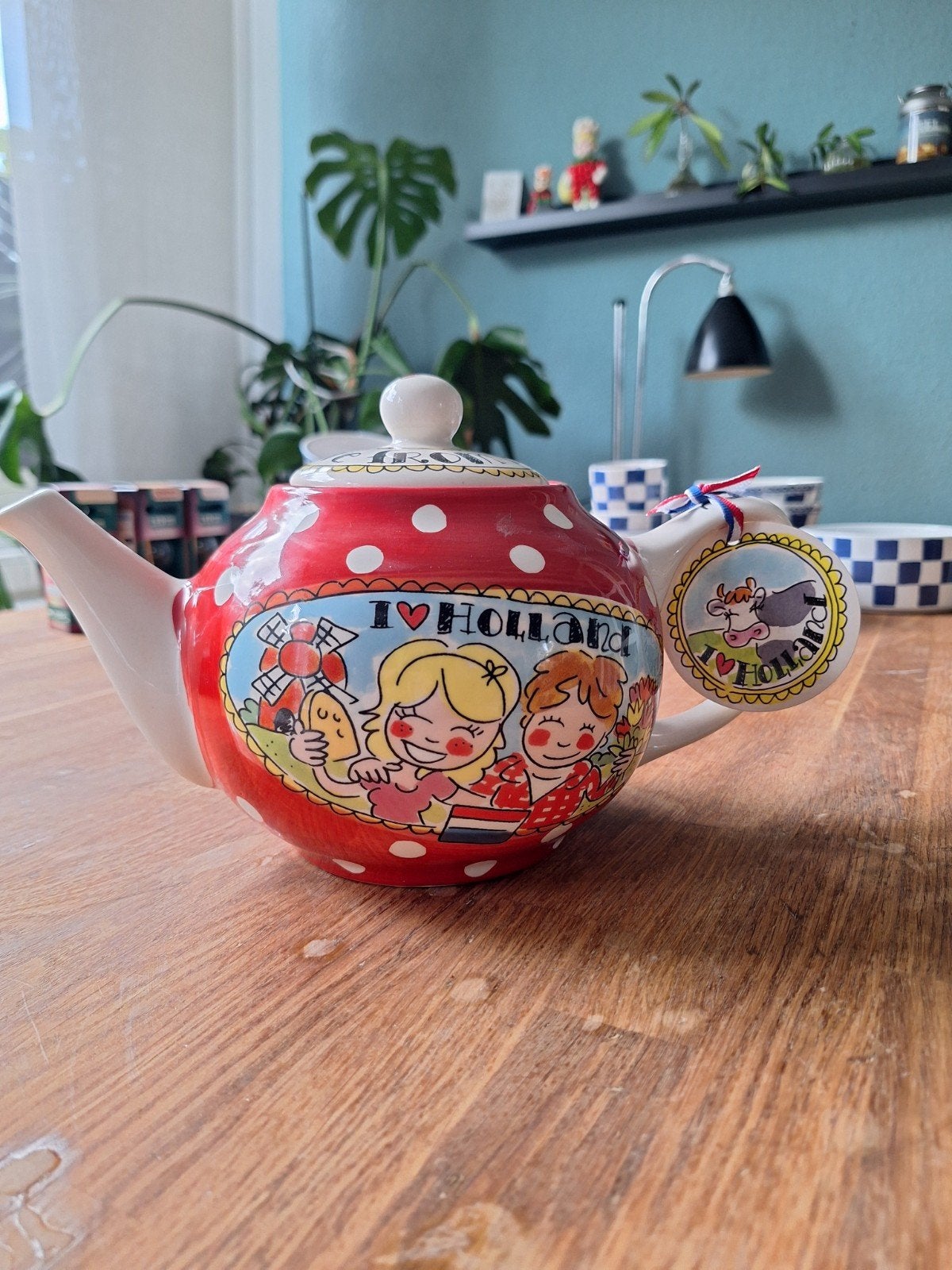 Blond Amsterdam theepot, Ophalen, Overige typen, Nieuw, Aardewerk