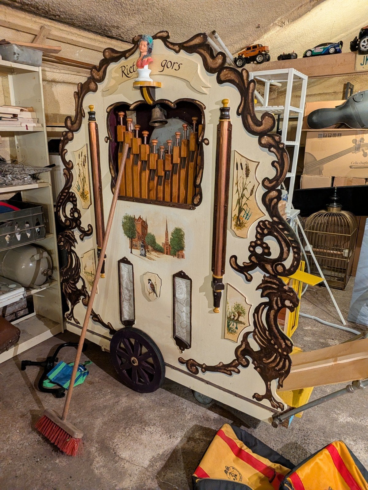 Draaiorgel met usb sd mp3 super geluid, Ophalen of Verzenden, Zo goed als nieuw