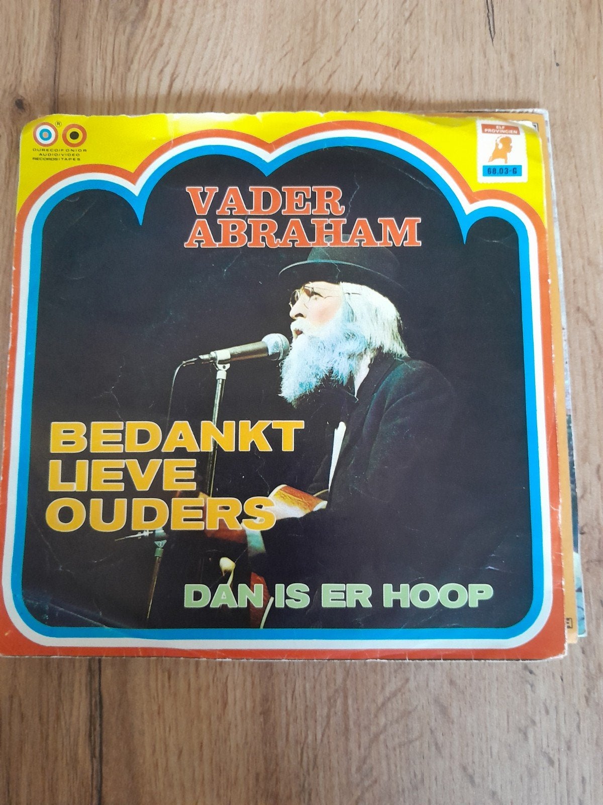 Vader abraham 7inch bedankt lieve ouders, Ophalen of Verzenden, Zo goed als nieuw, Nederlandstalig