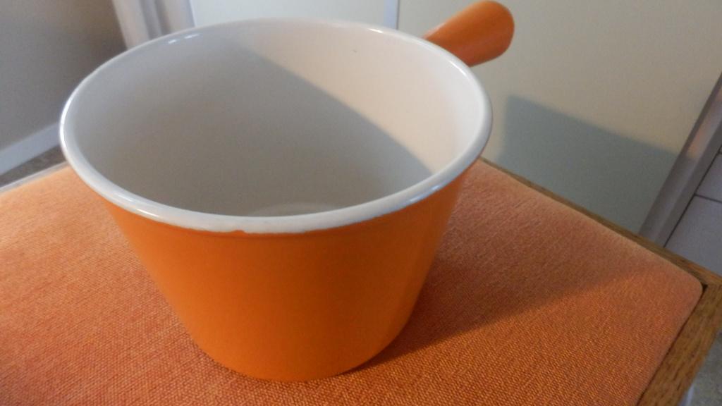 Le Creuset gietijzeren steelpan, Gebruikt, Ophalen of Verzenden, Koekenpan of Braadpan, Gietijzer