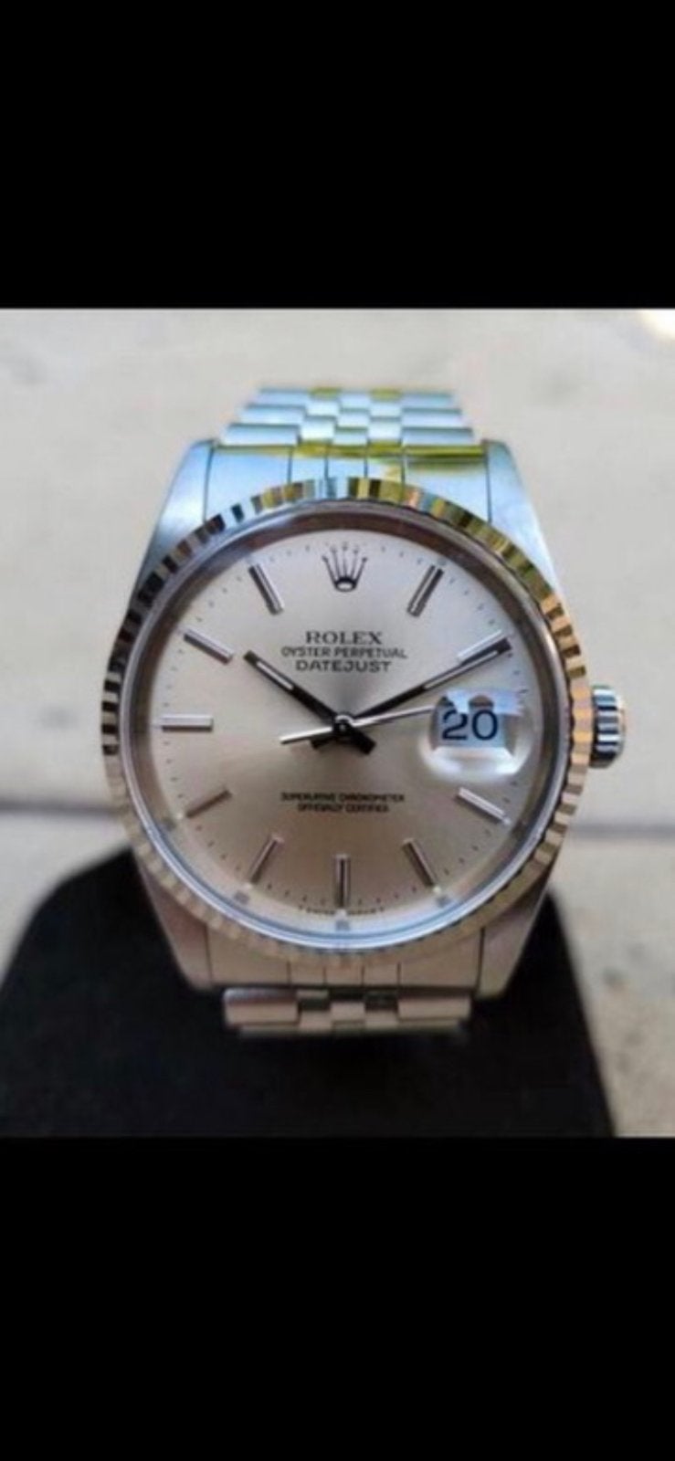 Rolex datejust 16234 witgouden bezel (factuen aanwezig), Ophalen, Zo goed als nieuw, Staal, Rolex