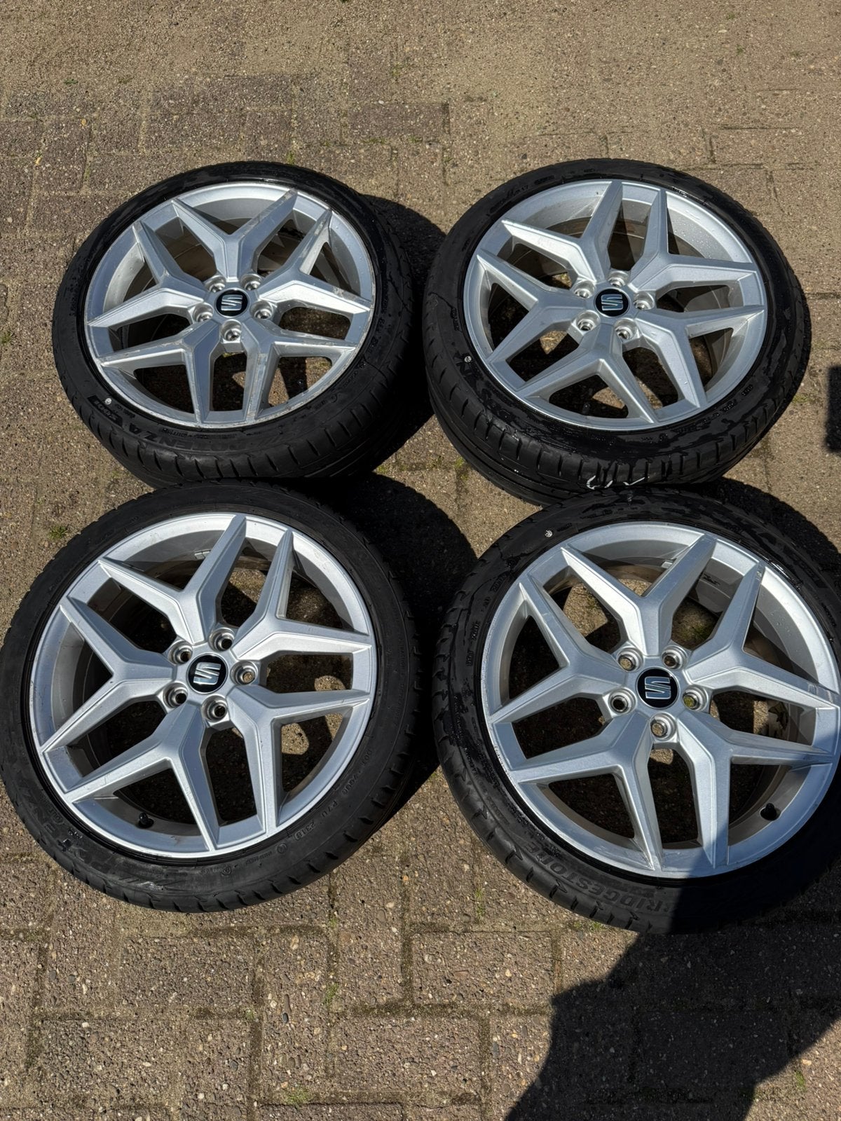 Originele set 17 inch seat velgen, 215 mm, Velg(en), 17 inch, Ophalen of Verzenden