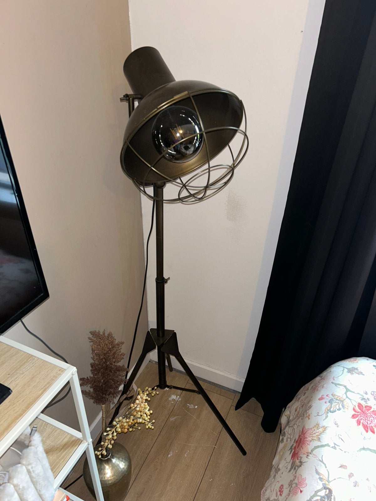 Industriele vloerlamp, Ophalen, Zo goed als nieuw, 150 tot 200 cm