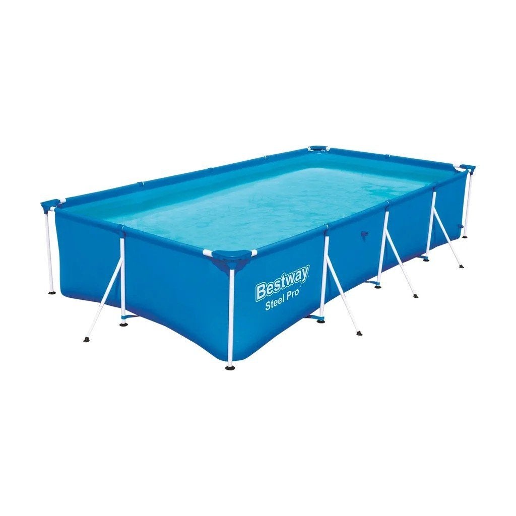 zwembad 400 x 211 x 81 cm, Tuin en Terras, Gebruikt, 200 tot 300 cm, Rechthoekig, Ophalen