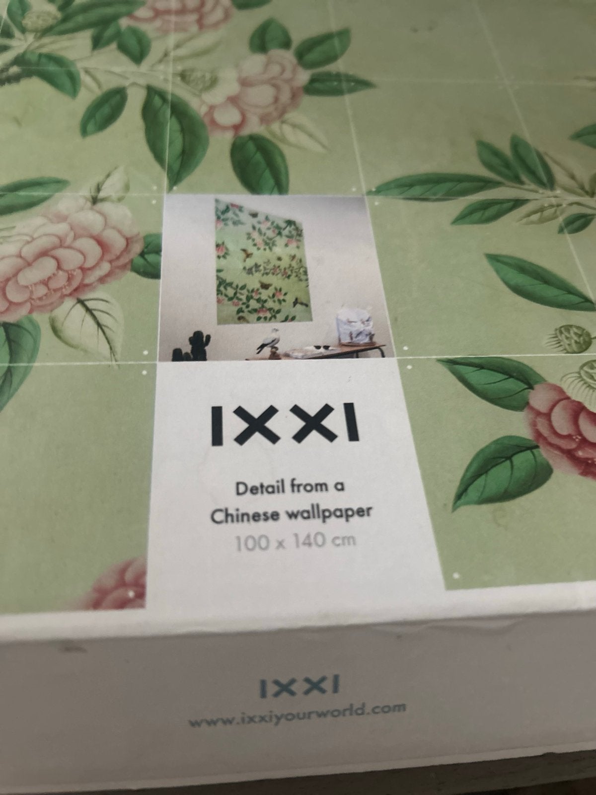 IXXI Chinese Wallpaper Wanddecoratie - 100x140 cm, Oosters, Meerkleurig, Papier/karton, Nieuw