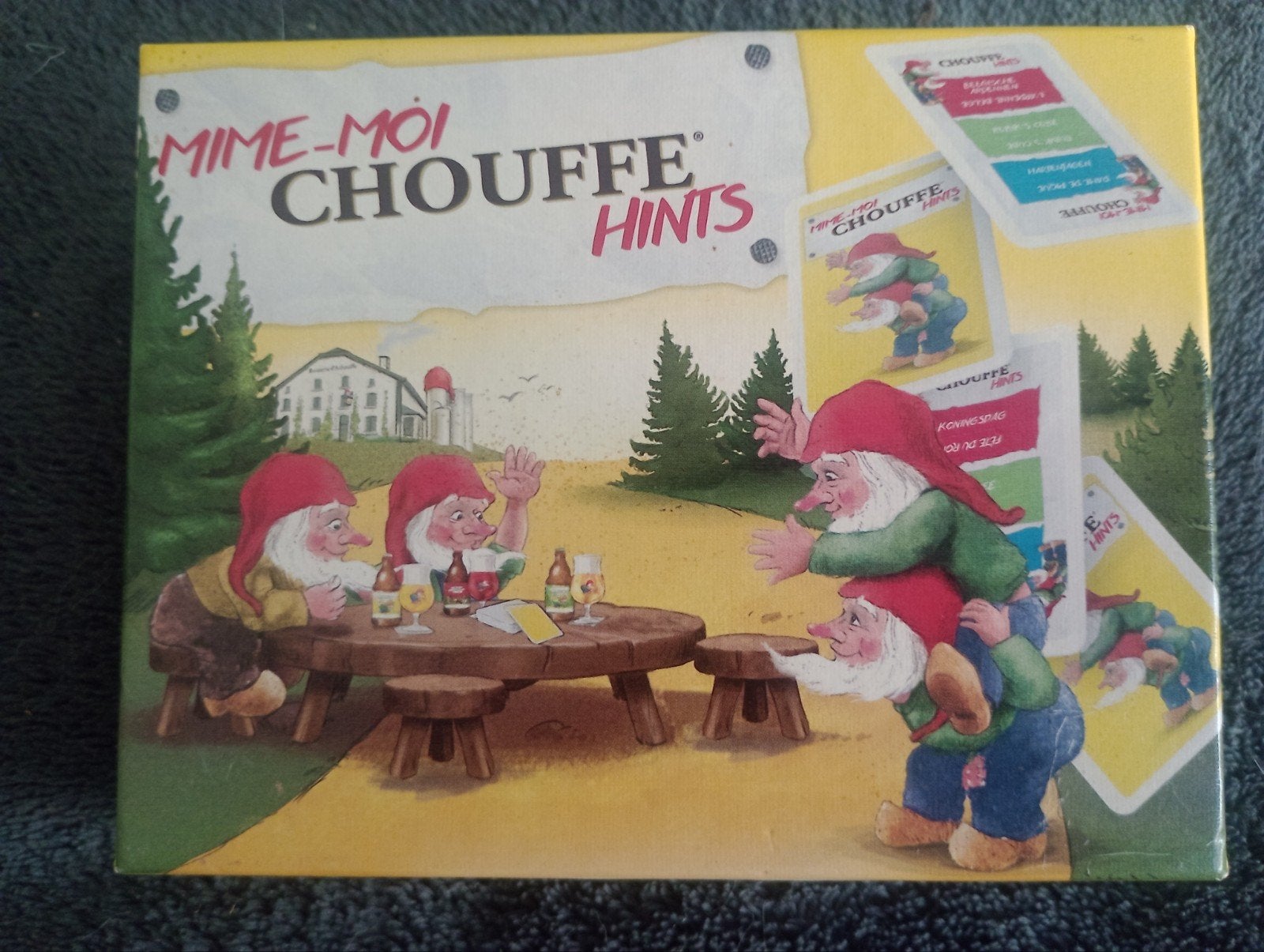Mime-Moi Chouffe Hints Gezelschapsspel, Hobby en Vrije tijd, Ophalen of Verzenden, Gebruikt, Chouffe