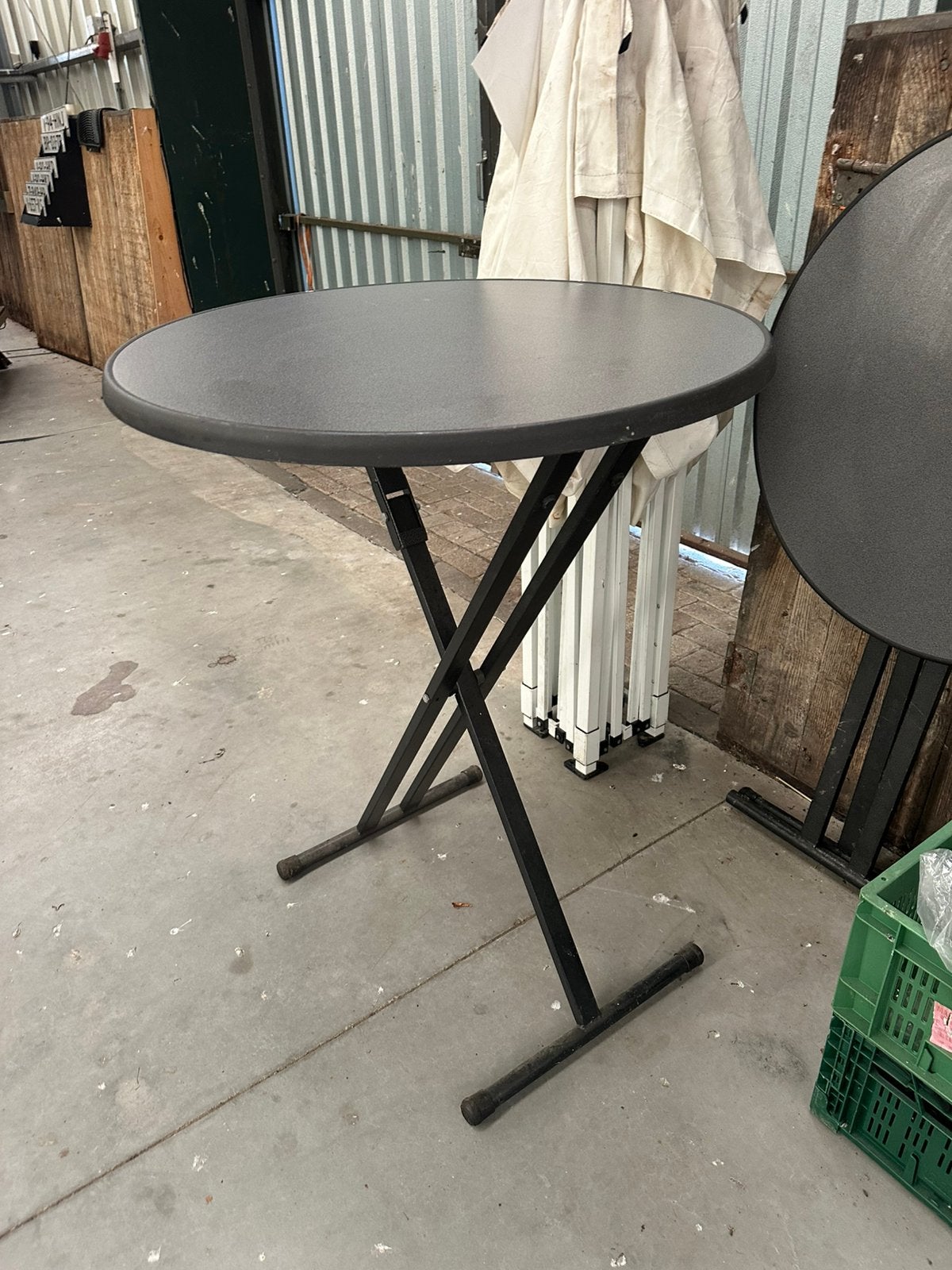 Statafel 2x stevige tafels, Ophalen, Gebruikt