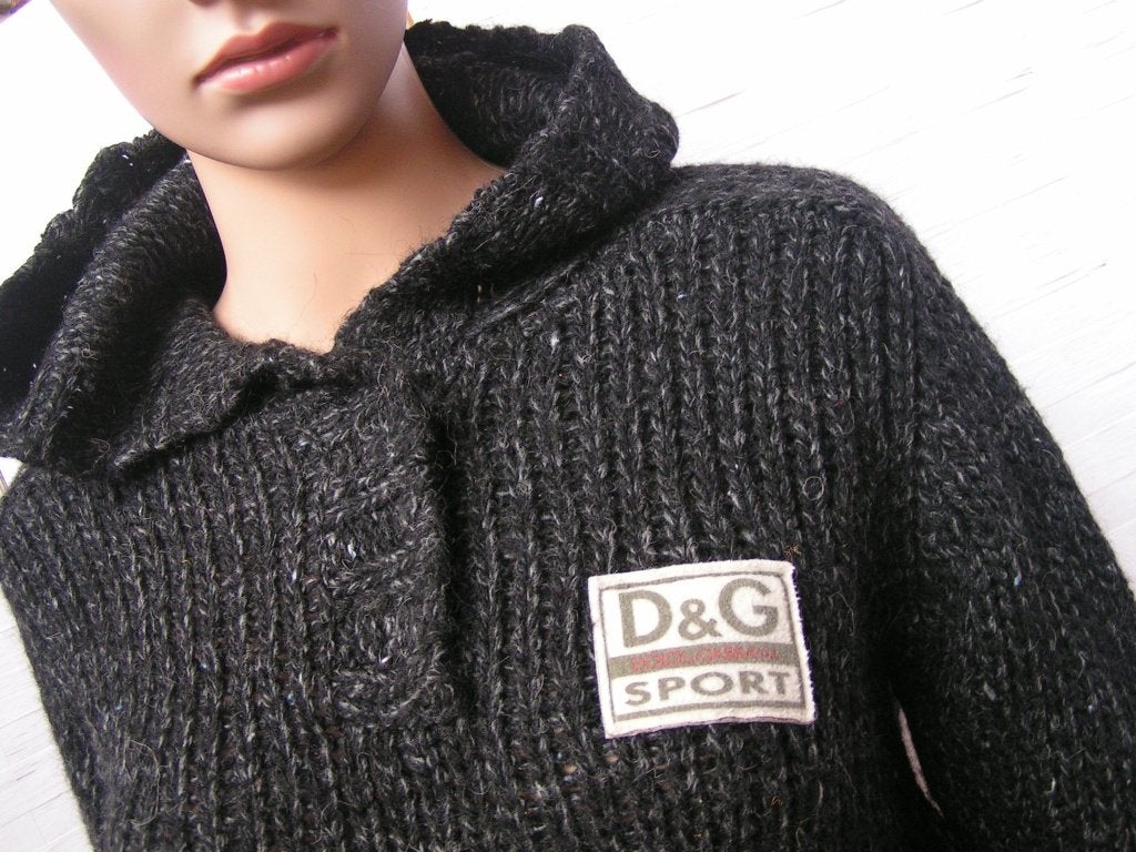 DOLCE&GABBANA wollen trui,Mt M ,als nieuw, Maat 38/40 (M), Dolce & Gabbana, Tweedehands, Tweedehands