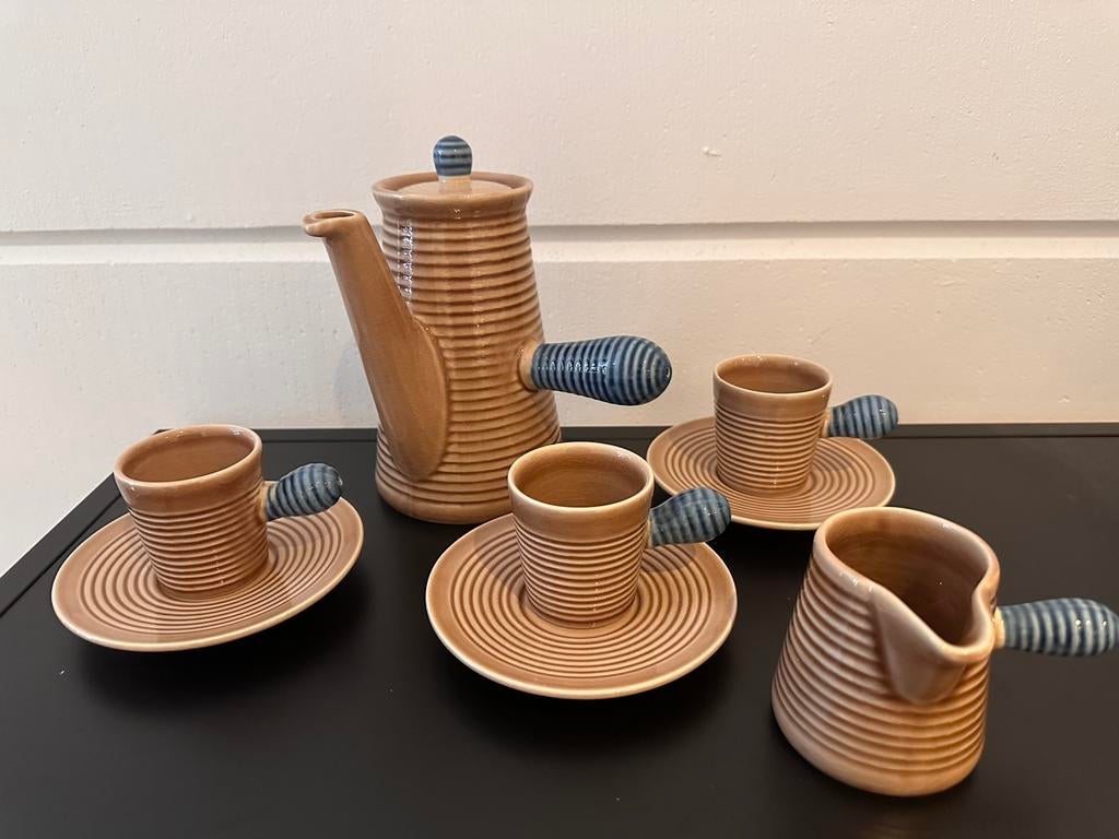 Steuler Hartsteingut Duitsland keramiek design vintage set, Ophalen of Verzenden