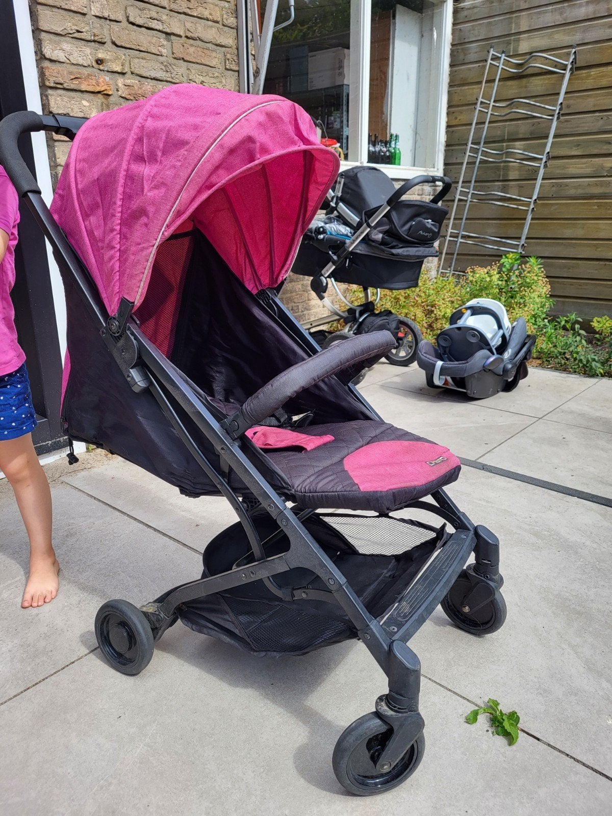 Handige opvouwbare buggy - Ideaal voor onderweg!, Ophalen, Gebruikt, Overige merken, Verstelbare rugleuning