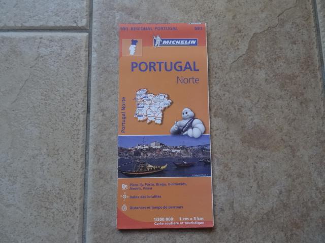 michelin wegenkaart 591 Portugal noord, Overige gebieden, Nieuw, Ophalen of Verzenden, Landkaart