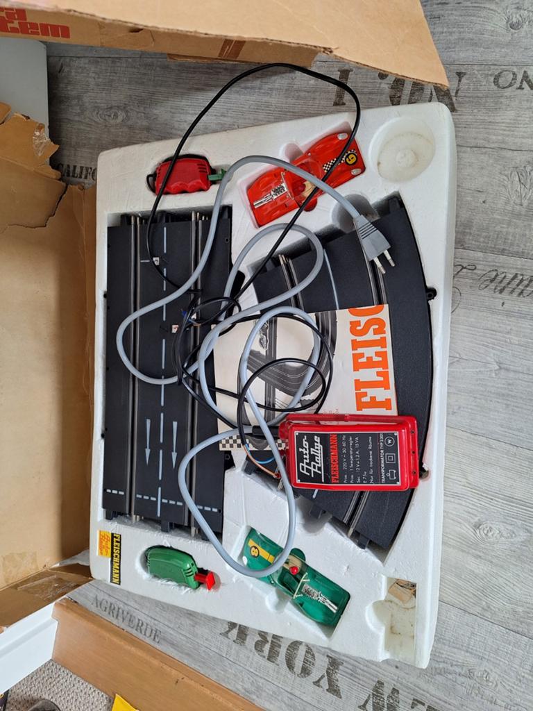 Grote Fleischman racebaan, Ophalen, Gebruikt, Elektrisch, Fleischmann
