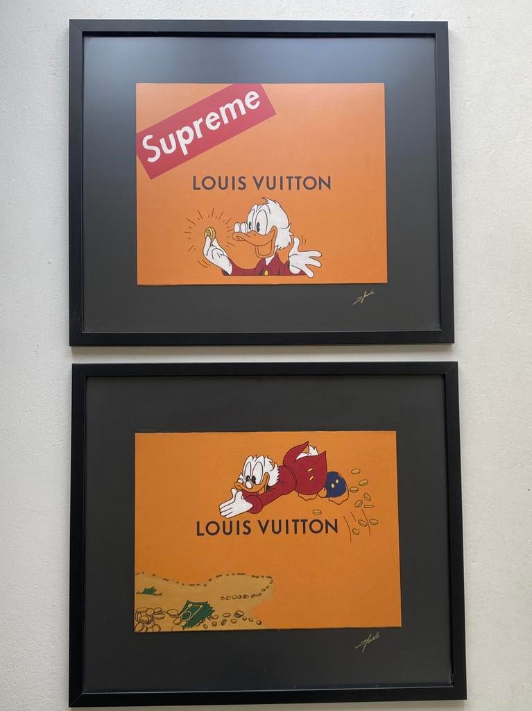 Louis Vuitton popart schilderijen, Antiek en Kunst, Kunst | Schilderijen | Modern, Ophalen