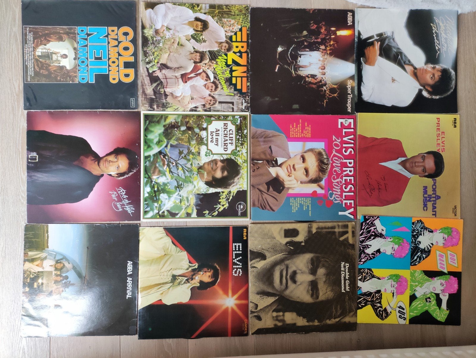 Oude collectie vinylplaten - ABBA, Elvis, Michael Jackso, Ophalen, LP, Gebruikt, Pop